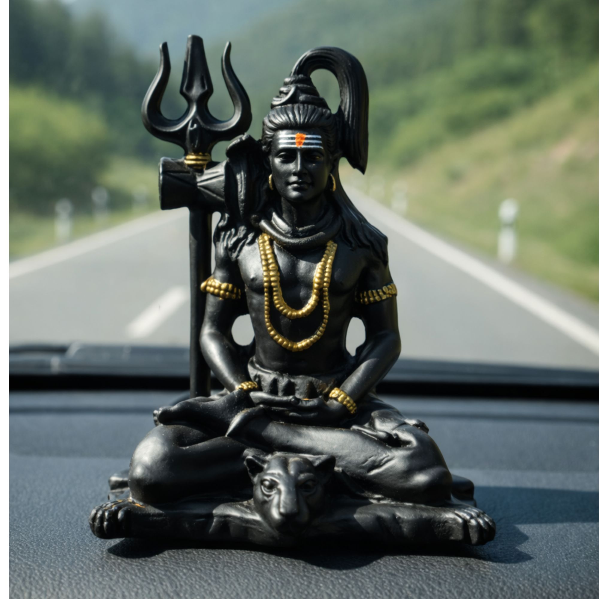Lord Shiva Idol – Premium Meditation Statue (Black Finish)